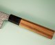 Hatsukokoro Hikari SLD Damascus Kurozome Wa-Santoku 170mm Teak