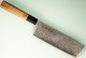 Hatsukokoro Hikari SLD Damascus Kurozome Wa-Nakiri 160mm Teak