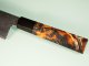 Hatsukokoro Ryuhyo KurozomeSG2 Damascus Wa-Bunka 175mm orange stabilisiert/Bffelhorn