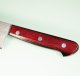Tsunehisa Ginsan Nashiji Santoku 185mm rot/schwarz