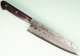 Tsunehisa Ginsan Nashiji Santoku 185mm violett