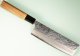 Hatsukokoro Ginrei Silver 3 Nashiji Wa-Nakiri 160mm Teak