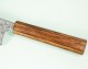 Tsunehisa SRS13 Damascus polished Wa-Santoku 165mm burnt Oak