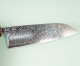 Tsunehisa SRS13 Damascus polished Wa-Santoku 165mm burnt Oak