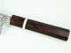 Tsunehisa SRS13 Damascus polished Wa-Santoku 165mm Ebony/white