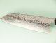 Tsunehisa G3 Tsuchime Damascus Wa-Santoku 170mm Ebony/red