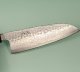 Tsunehisa G3 Tsuchime Damascus Wa-Santoku 170mm Ebony/white