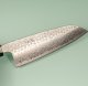 Tsunehisa G3 Tsuchime Damascus Wa-Santoku 170mm Ebony/white