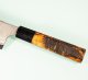 Hatsukokoro X Nigara Irodori Rainbow Damascus Kurozome Wa-Kiritsuke 230mm