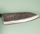 Hatsukokoro Kurogane Blue2 Kurouchi Wa-Santoku 170mm Teak