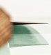 Hatsukokoro Shikkoku Blue2 Kurouchi Wa-Santoku 165mm Teak