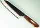 Nigara R2 Kurouchi Tsuchime Santoku 170mm Ironwood