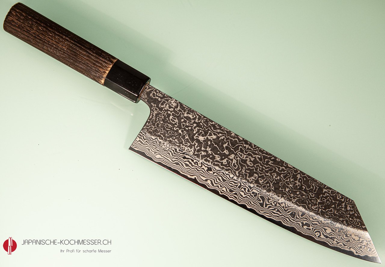 Masashi Kobo Damascus Blackclouds Wa-Kiritsuke 215mm - Japanische