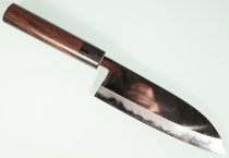 Nishida Shirogami 1 Santoku 175mm Mirror