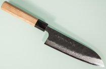 Yauji Tsuchime Kurouchi Wa-Santoku 170mm