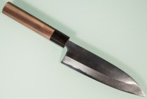 Yoshimitsu Shirogami 1 Wa-Santoku 165mm polished