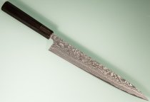 Shiro Kamo Pulverstahl Wa-Sujihiki 270mm Ebony