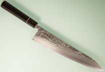 Tanaka Shigeki R2 Damascus Wa-Gyuto 270mm Ebony