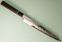 Tanaka Shigeki Aogami 2 Damascus Sashimi 230mm Ebony