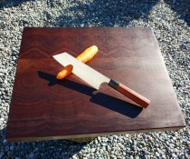 Schneidbrett Nussbaum 50x40x5cm Hirnholz