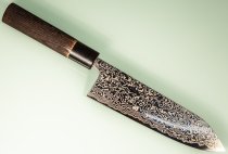 Masashi Kobo Damascus polished Wa-Gyuto 180mm