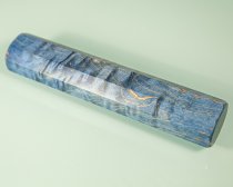 Messergriff octagonal 1-teilig blau stabilisiert