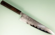 Nakagawa Satoshi Blue 1 Damascus Wa-Gyuto 230mm Ebony