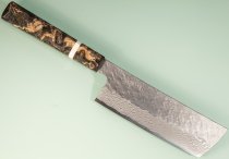 Nigara VG10 Tsuchime Damascus Wa-Nakiri 140mm