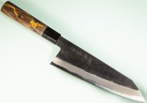 Tanaka Kurouchi AO2 Wa-Monster-Bunka 200mm gelb stabilisiert Bffelhorn