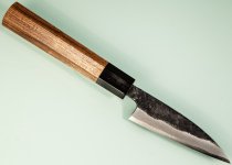 Hatsukokoro Sumi Blue2 Kurouchi Wa-Petty 85mm Teak