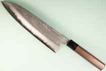 Shu Matsubara AO2 Nashiji Wa-Gyuto 240mm Walnuss