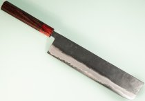 Hinokuni Shirogami 1 Wa-Nakiri 240mm Kurouchi RRO