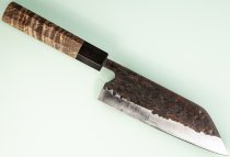 Fujiwara Teruyasu Denka Wa-Santoku 165mm gelb/schwarz stabilisiert Bffelhorn