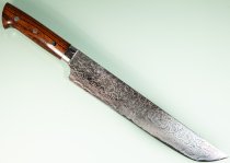 Takeshi Saji R2 Diamond Damascus Sakimaru 250mm Ironwood