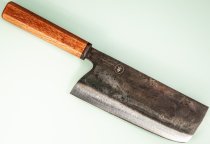 Dao Vua Leaf Spring Kurouchi Tall Nakiri 175mm