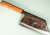 Dao Vua Leaf Spring Kurouchi Kiri Cleaver 180mm