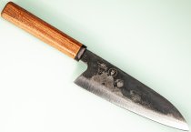 Dao Vua Leaf Spring Kurouchi Santoku 175mm