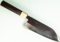 Isamitsu Shirogami 1 Kurouchi Wa-Santoku 170mm