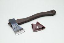 Mizuno Seisakujo Warikomi Small Masakari 600g flamed curved handle, 010-144