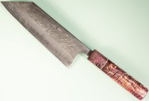 Shu Matsubara AO2 Nashiji Wa-Bunka 180mm violett stabilisiert mit Ring