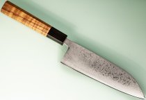 Tsutomu Kajiwara Migaki Damascus Wa-Santoku 170mm