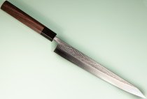 Tadafusa Wa-Sujihiki 245mm Hammered SLD Rosenholz/Bffelhorn