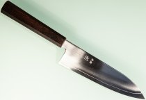 Hatsukokoro Ginsou Silver3 Wa-Santoku 175mm Ebony