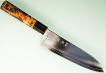 Hatsukokoro Ginsou Silver3 Wa-Santoku 175mm orange stabilisiert/Bffelhorn