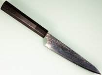 Tsunehisa AUS10 Nawame Damascus Wa-Petty 135mm Ebony/Buffalo