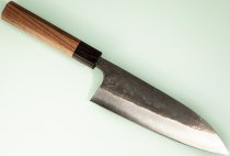 Shu Matsubara Shirogami Kurouchi Wa-Gyuto 180mm Walnuss