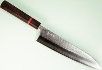 Yoshimi Kato SG2 Minamo Wa-Gyuto 215mm Ebony/red