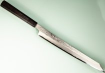 Aoki Seiryu Damascus Kengata Yanagiba 270mm mit Scheide