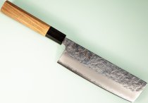 Hatsukokoro Ginrei Silver 3 Nashiji Wa-Nakiri 160mm Teak