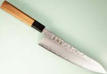 Hatsukokoro Ginrei Silver 3 Nashiji Wa-Gyuto 210mm Teak